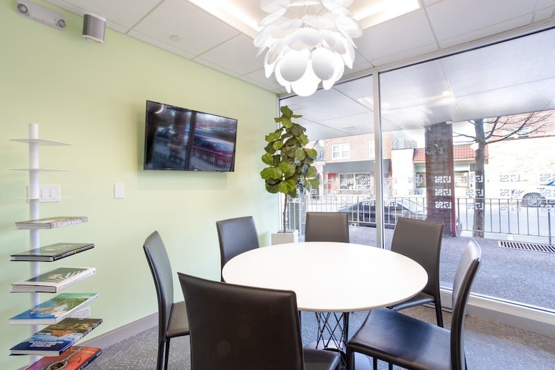 Conference Room Winnetka IL Office, Lakeside Oral & Facial Surgery