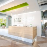 Winnetka IL Office, Reception desk, Lakeside Oral & Facial Surgery